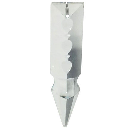 Classical Crystal 3 inches Clear Prism with One Hole on Top