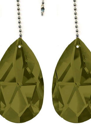 Crystal Fan Pulley 2 inches Antique Prism Magnificent Brand