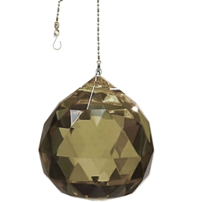 Crystal Suncatcher 50mm Antique Faceted Ball Prism