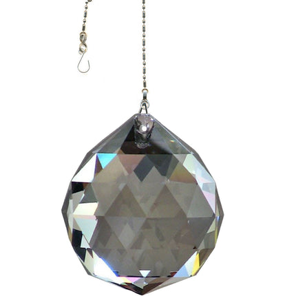 Crystal Suncatcher 50mm Satin Faceted Ball Prism Magnificent Brand