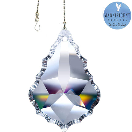 Crystal Suncatcher 4 inches Clear Pendeloque Prism Magnificent Brand