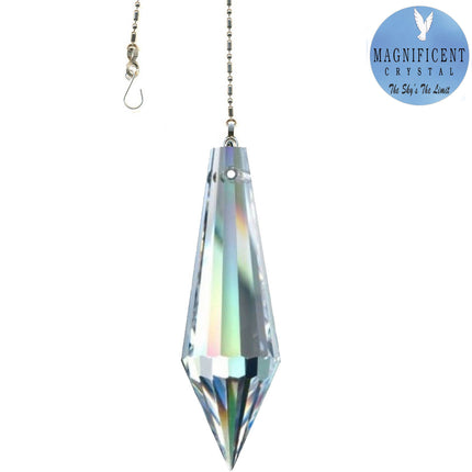Crystal Suncatcher 3 inches Clear Drop Prism Magnificent Brand