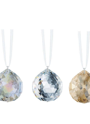 Hanging Crystal Ball Prisms Swarovski Strass 30mm Faceted Crystal Ball 3pcs