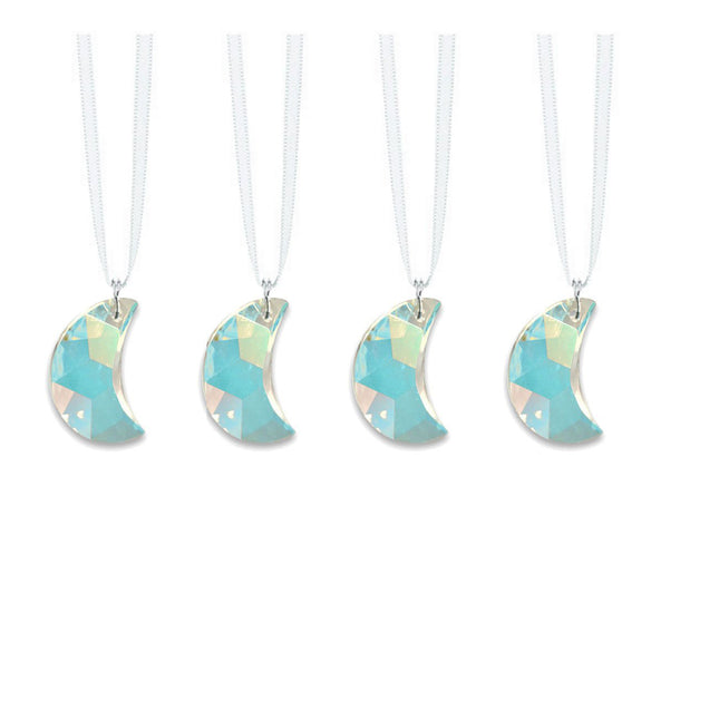 Moon Aurora Borealis Genuine Swarovski Strass Crystal Prisms (4 Pcs)