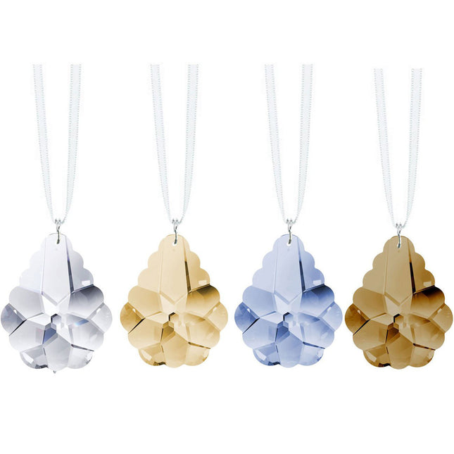 Colorful 2-Inch Hanging Swarovski Crystal Prisms (4 Pcs)