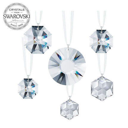 crystal suncatcher prism 6 Pcs Hanging Swarovski Crystal Prisms