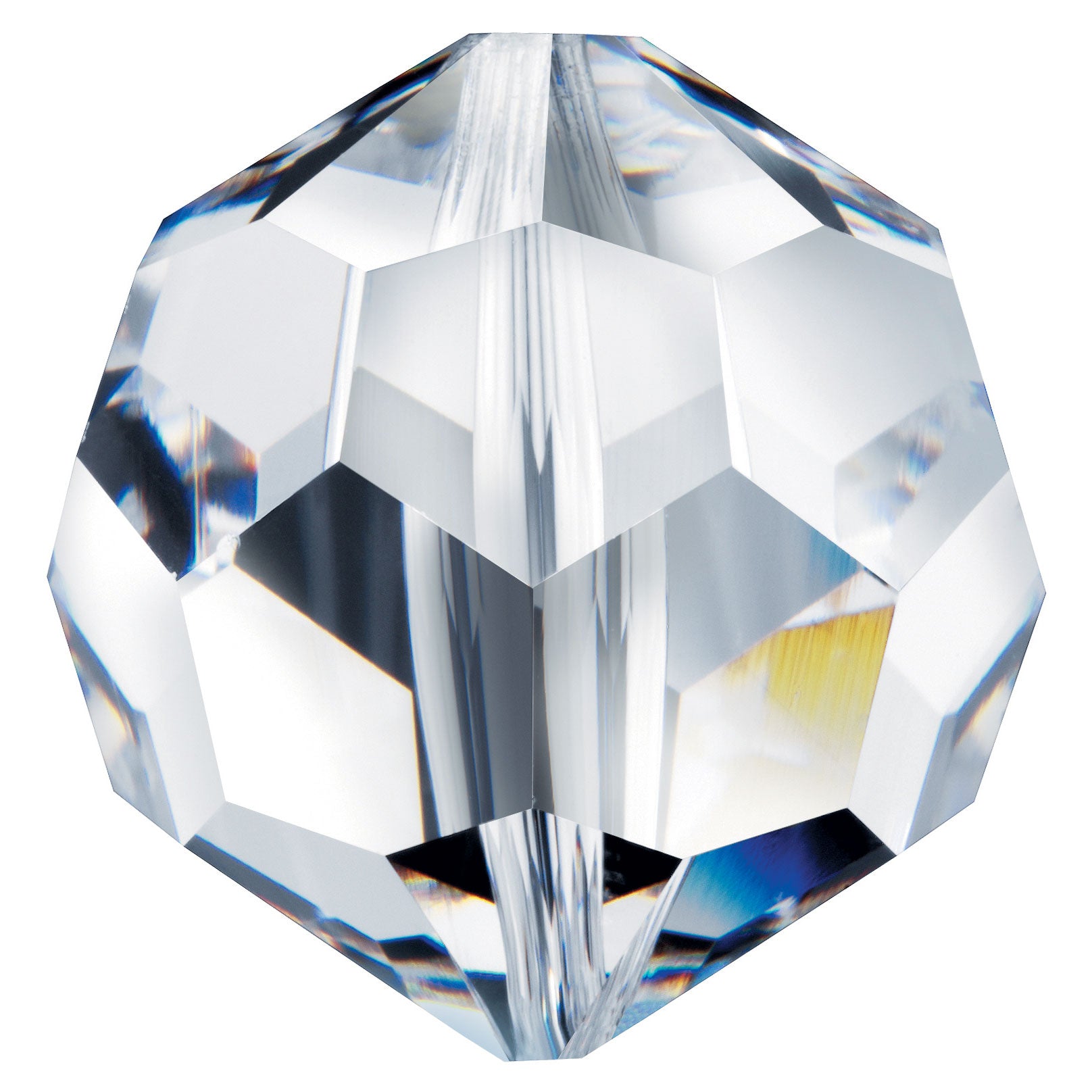Crystal Garland Swarovski Spectra Crystal 8mm Faceted Bead Prisms