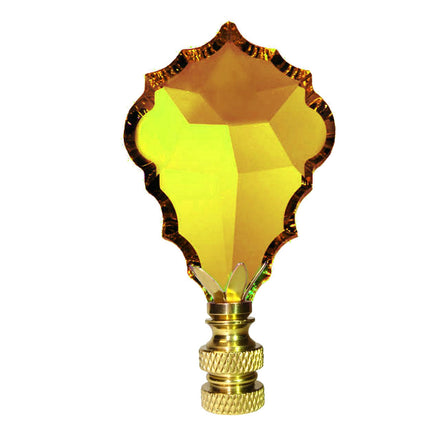 Lamp Shade Finial Topaz Pendeloque Swarovski Strass Crystal