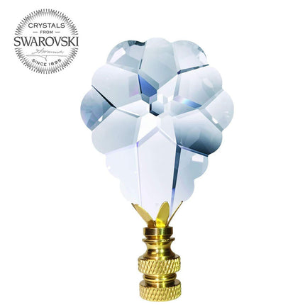 Lamp Shade Finial Clear Arabesque Pendant Swarovski Strass Crystal