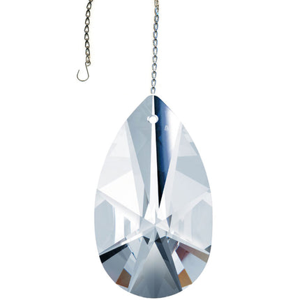 Crystal Suncatcher Pear Shape Prism 2 inch Swarovski Strass Clear Prism