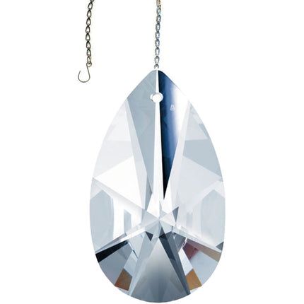 Crystal Suncatcher Pear Shape Prism 3.5 inch Swarovski Strass Clear Prism