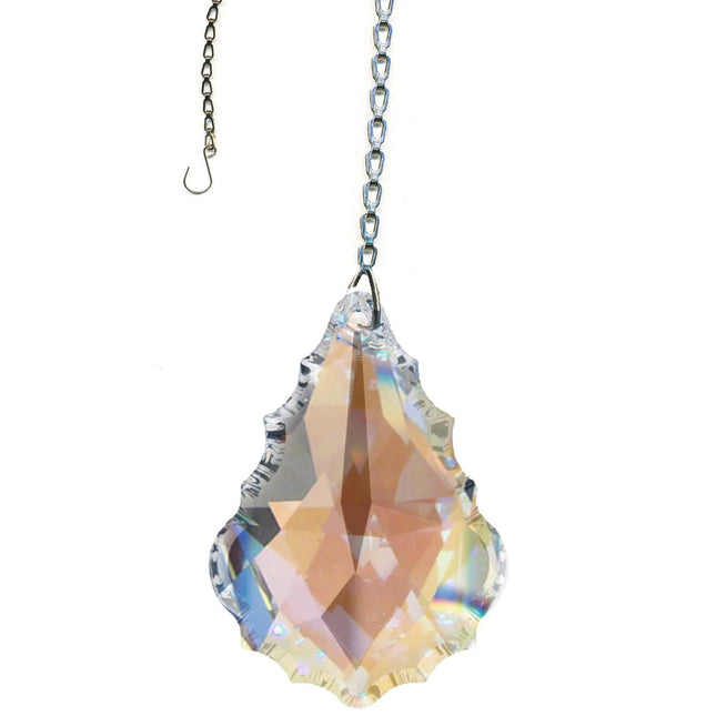 Crystal Suncatcher 2 inch Swarovski Strass Aurora Borealis French Pendeloque Prism