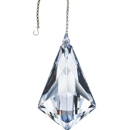 Crystal Suncatcher Vibe Prism 3 inch Swarovski Strass Clear