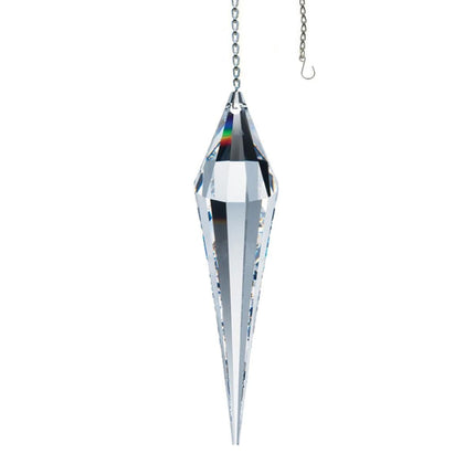 Crystal Suncatcher 3 inch Swarovski Strass Clear Cone Prism