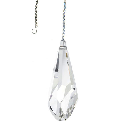 Crystal Suncatcher Modern Drop Prism 3 inch Swarovski Strass Clear Prism