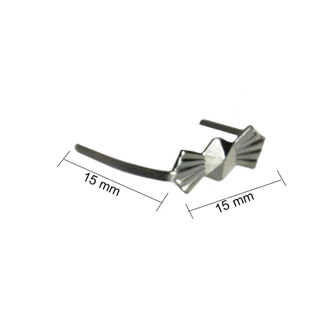 Prism Clips 15x15mm Bow-tie Hangers Crystal Connectors