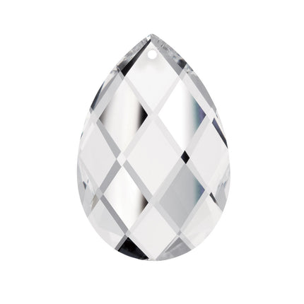 Swarovski Spectra crystal 76mm (3 in.) Clear Faceted Prism Classic Almond