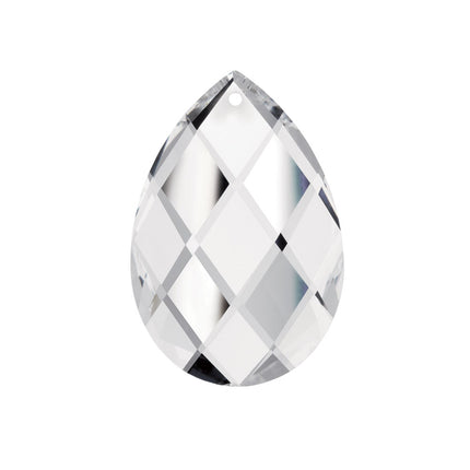 Swarovski Spectra crystal 50mm (2 in.) Clear Faceted Prism Classic Almond