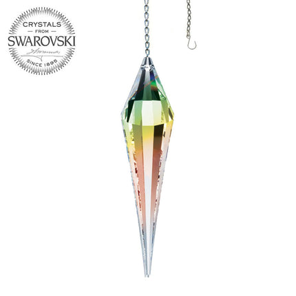 Crystal Suncatcher 4 inch Swarovski Strass Aurora Borealis Cone Prism 