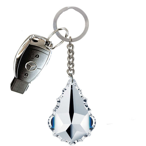 Crystal Key Holder with Swarovski Strass crystal Pendeloque Prism