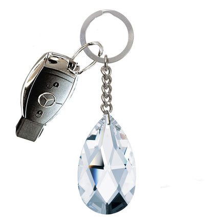 Crystal Key Holder with Swarovski Strass crystal Almond Prism